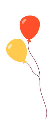 Air Balloons Bouquetのイラスト素材