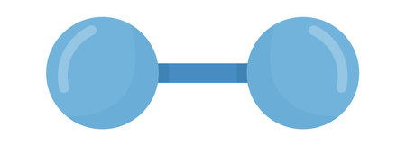 Classic Dumbbell Equipmentのイラスト素材