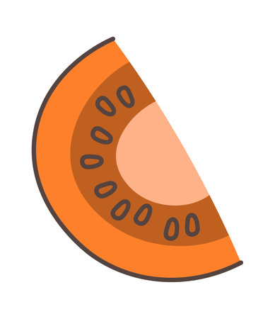 Carrot Vegetable Sliceのイラスト素材