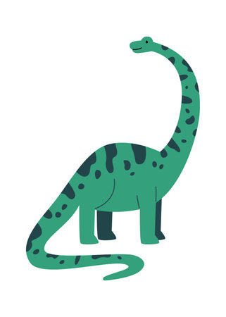 Brontosaurus Dinosaur Standingのイラスト素材