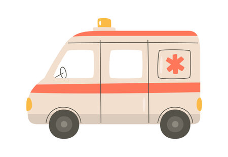 Ambulance Truck Vehicleのイラスト素材