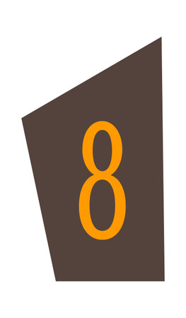 Anonymous Clippings Font 8 Digitのイラスト素材