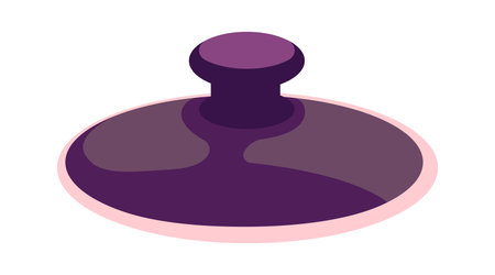 Pot Glass Lidのイラスト素材