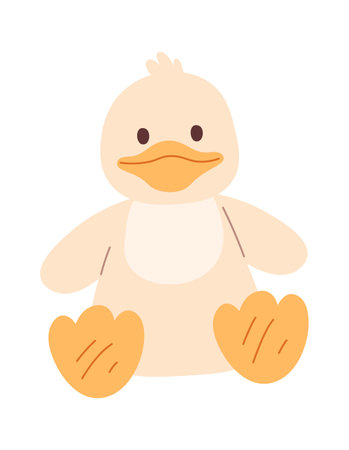 Plush Duck Toyのイラスト素材
