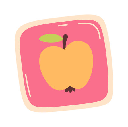 Apple Toy Cubeのイラスト素材