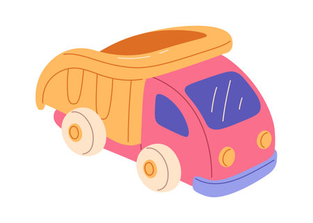Dump Truck Children Toyのイラスト素材
