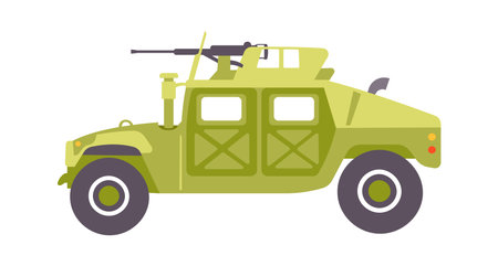 Military Armored Vehicleのイラスト素材
