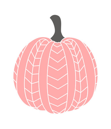 Pumpkin Vegetable Decoratedのイラスト素材