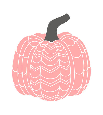 Pumpkin Vegetable Decoratedのイラスト素材