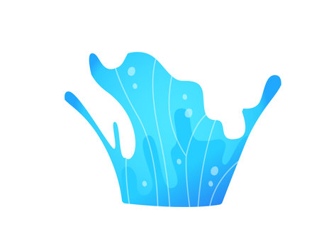 Water Wave Splashのイラスト素材