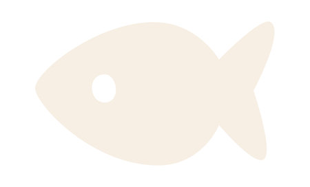 Fish Simple Iconのイラスト素材