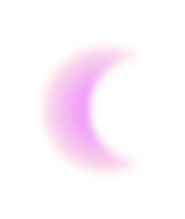 Blurred Moon Shape