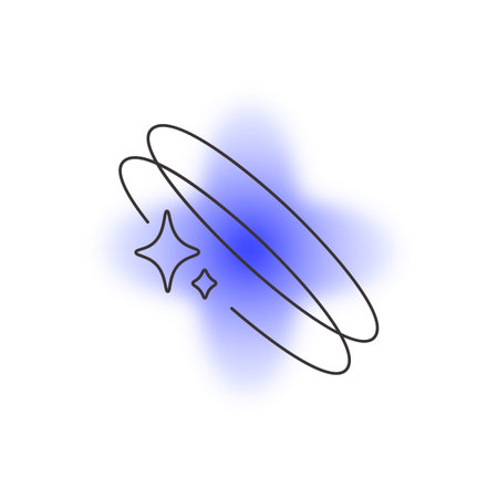 Blurred Cross Shape With Linesのイラスト素材