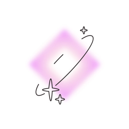 Blurred Square Shape With Linesのイラスト素材