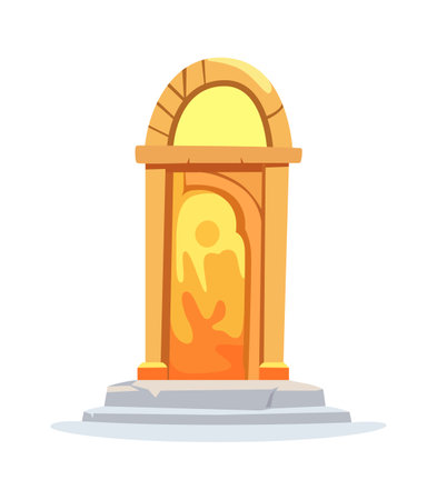 Ancient Magic Doorのイラスト素材