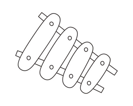 Xylophone Musical Instrumentのイラスト素材