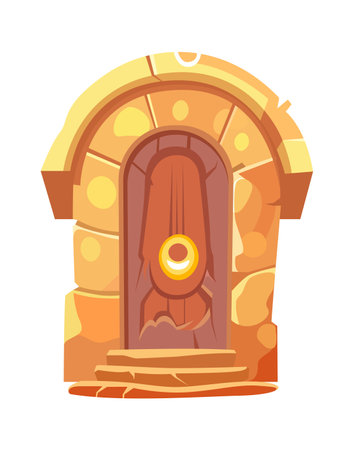 Game Magic Portal Archのイラスト素材