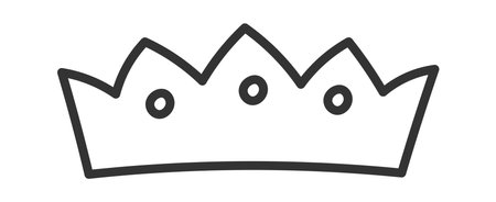 Vintage Royal Crownのイラスト素材