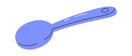 Plastic Spoon Iconのイラスト素材