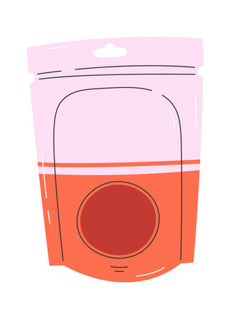 Plastic Zip Packageのイラスト素材