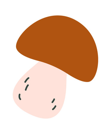 White Mushroom Iconのイラスト素材