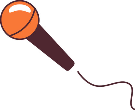 Singer Microphone Instrumentのイラスト素材