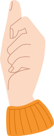 Hand Palm Gestureのイラスト素材