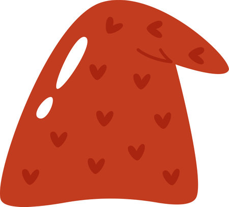 Hearts Cone Hatのイラスト素材