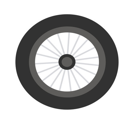 Car Wheel Iconのイラスト素材