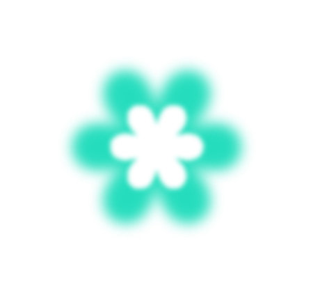 Blurred Gradient Flowerのイラスト素材