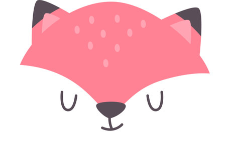 Raccoon Animal Faceのイラスト素材