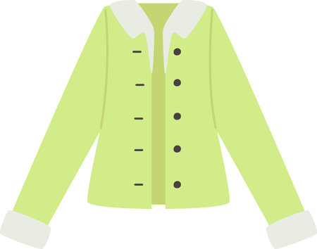 Autumn Women Jacketのイラスト素材