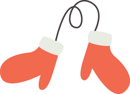 Winter Gloves Accessoryのイラスト素材