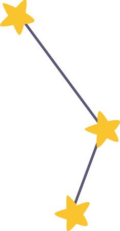 Stars Constellation Iconのイラスト素材