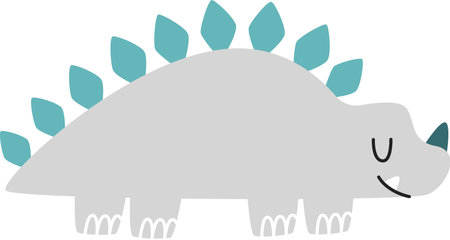 Childish Dinosaur Babyのイラスト素材