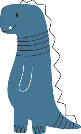 Childish Baby Dinosaurのイラスト素材