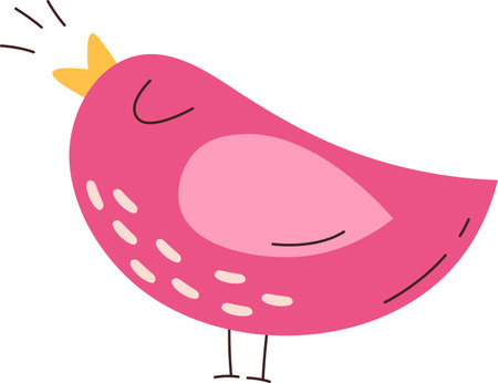 Singing Bird Iconのイラスト素材