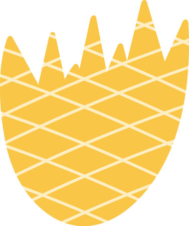 Broken Dinosaur Eggのイラスト素材