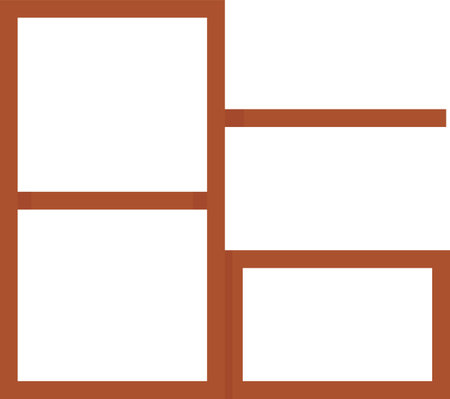 Wooden Shelf Furnitureのイラスト素材