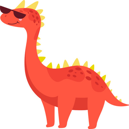 Cool Dinosaur With Sunglassesのイラスト素材