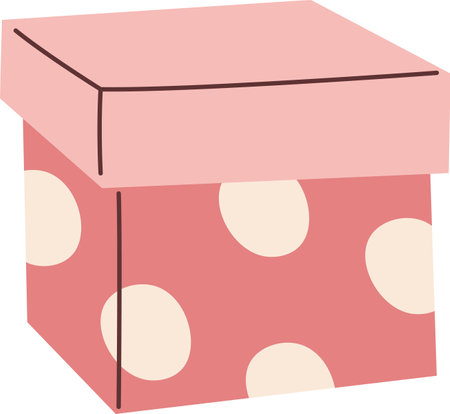 Gift Box Dottedのイラスト素材