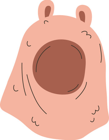 Children Hood With Earsのイラスト素材