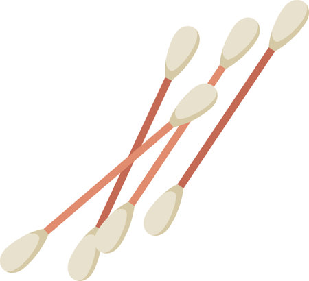 Cotton Swab Toolsのイラスト素材