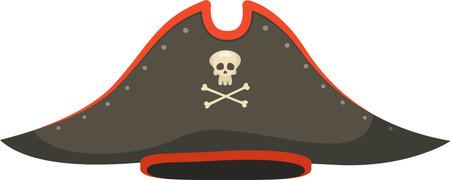 Corsair Pirate Hatのイラスト素材