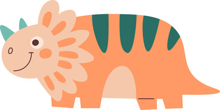 Childish Dinosaur Babyのイラスト素材