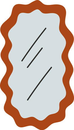 Decorative Mirror Furnitureのイラスト素材