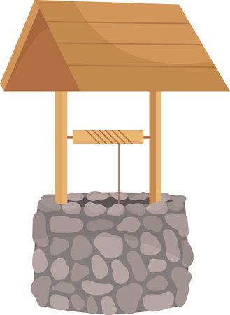 Stone Water Wellのイラスト素材