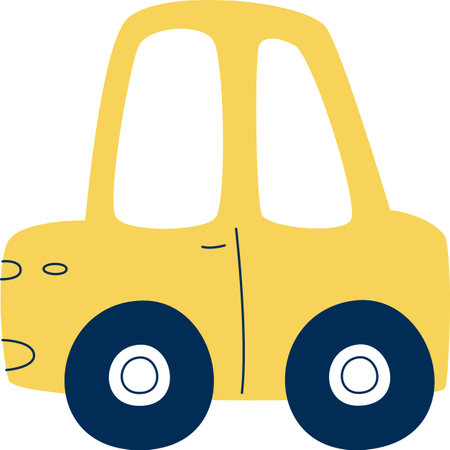 Childish Car Transportのイラスト素材