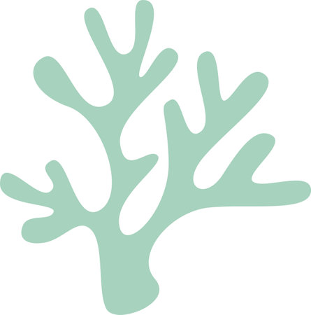 Coral Sea Plantのイラスト素材