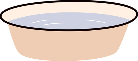Bowl With Waterのイラスト素材